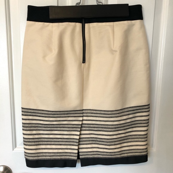 J. Crew Horizon Stripe Pencil Skirt - Picture 3 of 8